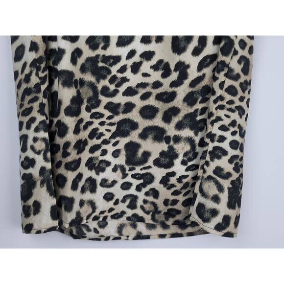 Three Eighty Two Revolve Aerin Split V Tank Bronx Animal Print Sz XS - Picture 3 of 9